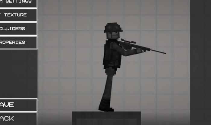Статуя солдата с винтовкой
