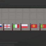 Флаги 12 стран