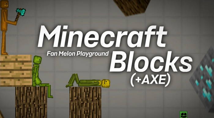 Блоки из Майнкрафта для Melon Playgound