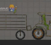 Трактор «New Holland» в игре Мелон Плейграунд