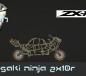 Kawasaki Ninja zx10r Мелон Плейграунд