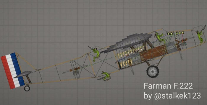 Бомбардировщик Farman F.222 в игре Мелон Плейграунд