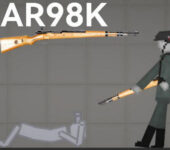 Mauser Kar98K в игре Мелон Плейграунд