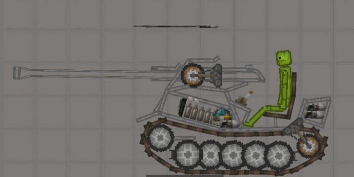 Tank Siren V1 в игре Мелон Плейграунд