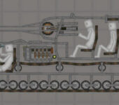 Тяжёлый танк Maus II в игре Мелон Плейграунд