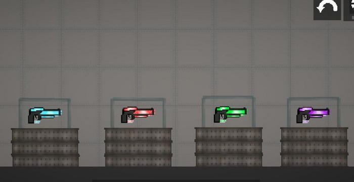 Hyper laser guns в игре Мелон Плейграунд