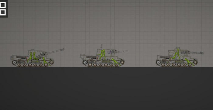 Пак танков 2 мировой войны в игре Мелон Плейграунд