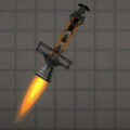 Rocket "Fire Blizzard" V2 в игре Мелон Плейграунд