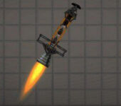 Rocket "Fire Blizzard" V2 в игре Мелон Плейграунд