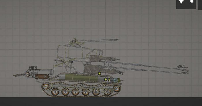 Тяжёлый танк Франкенштейн-135 в игре Мелон Плейграунд
