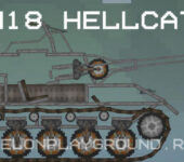 M18 Hellcat в игре Мелон Плейграунд