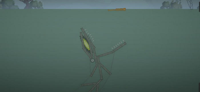 Глубоководное Чудовище "Long Monster Fish" в игре Мелон Плейграунд