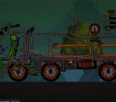 Военный грузовик "Оса 5А" в игре Мелон Плейграунд