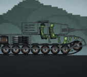 Штурмовой танк Polski 01 в игре Мелон Плейграунд