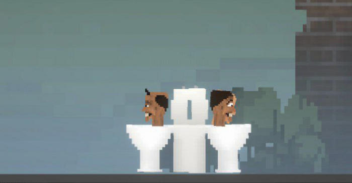Skibidi Toilet - Трёхголовый пак в игре Мелон Плейграунд