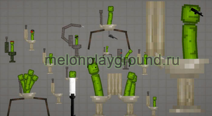 Melon Playground Skibidi Toilet Mod Pack 