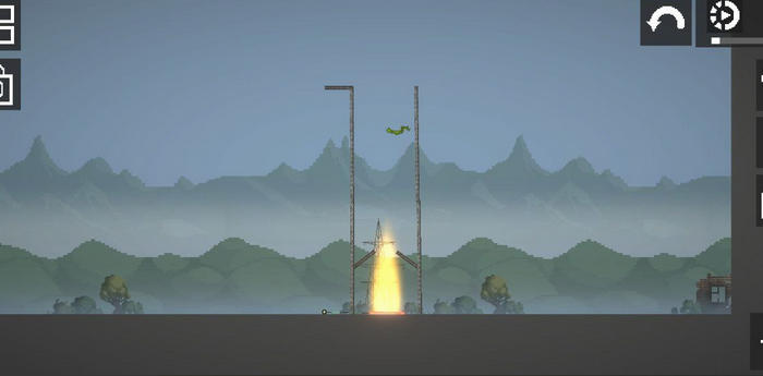Аэротруба "Try to fly" в игре Мелон Плейграунд