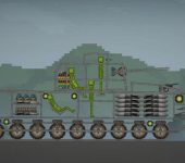 Танк Panzer X в игре Мелон Плейграунд