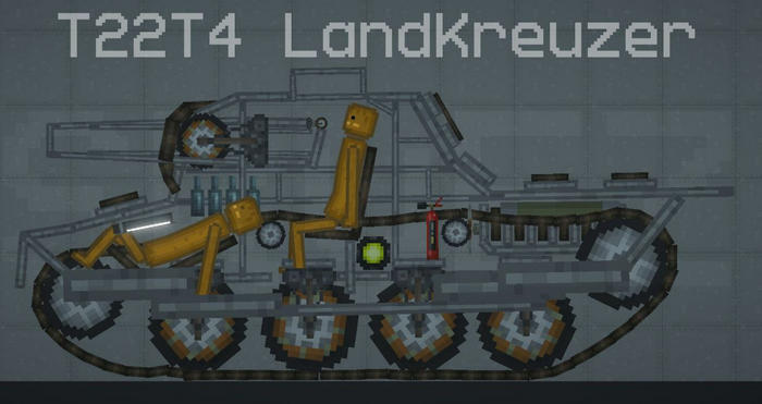 T22T4 LandKreuzer в игре Мелон Плейграунд