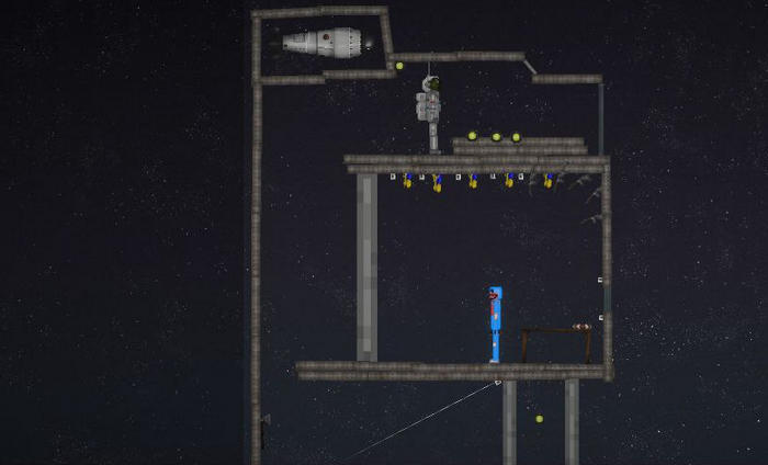 Лунная лаборатория в игре Мелон Сандбокс