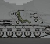 Тяжёлый танк Китая Type 10 в игре Мелон Сандбокс
