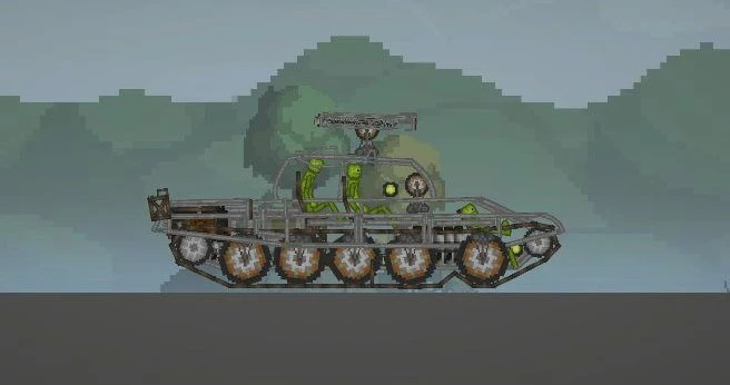 Ракетный танк ИТ 1 в игре Мелон Плейграунд