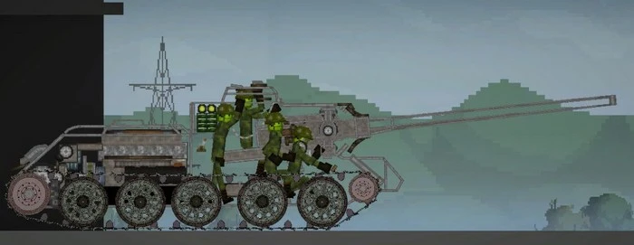 Су-100 в игре Мелон Плейграунд