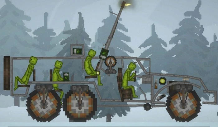 БТР 152 в игре Мелон Плейграунд
