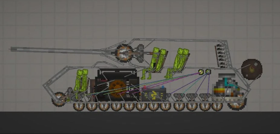 Pz.Kpfw.VIII в игре Мелон Плейграунд